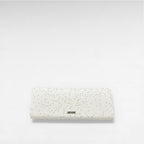 White lace crystal clutch gedebe