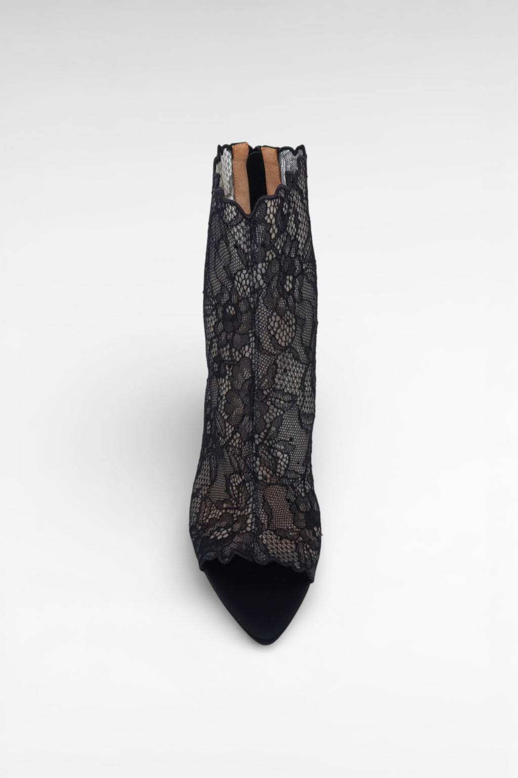 BELLA BOOTIE 105 - LACE CRYSTAL BLACK