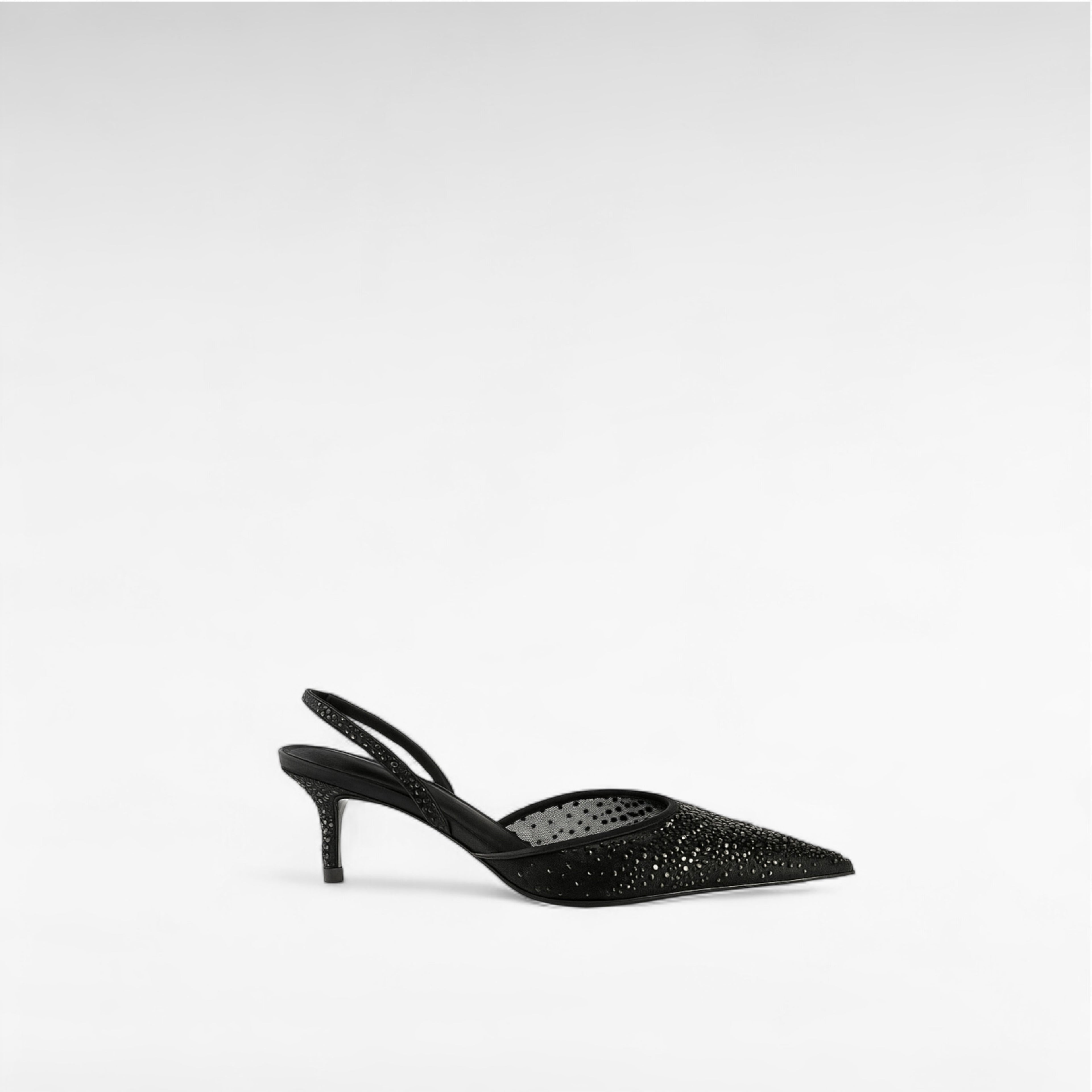 ✧ ANITTA PUMP SLINGBACK 55: Black