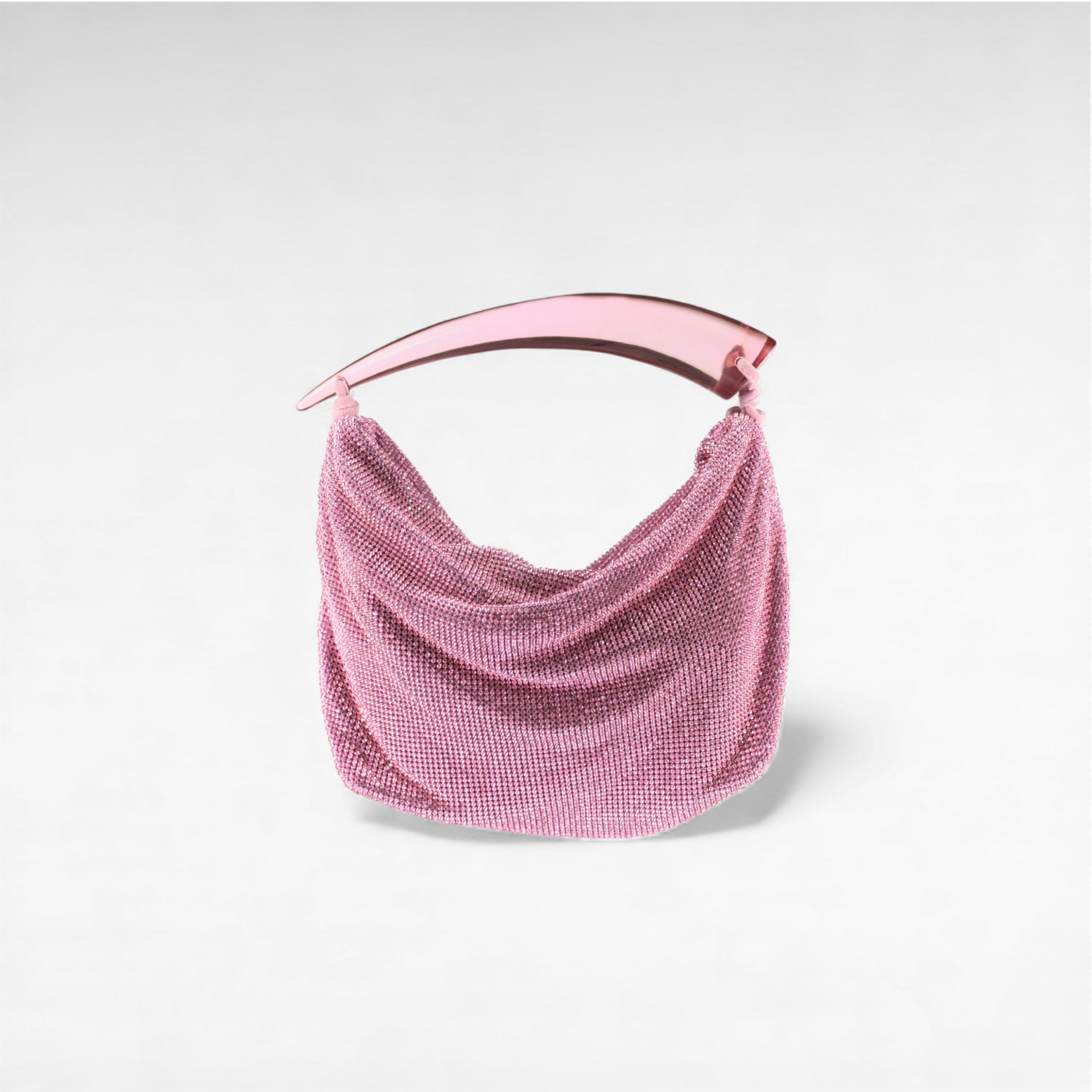 ✧ BLAKE MINI CRYSTAL MESH: Light Rose