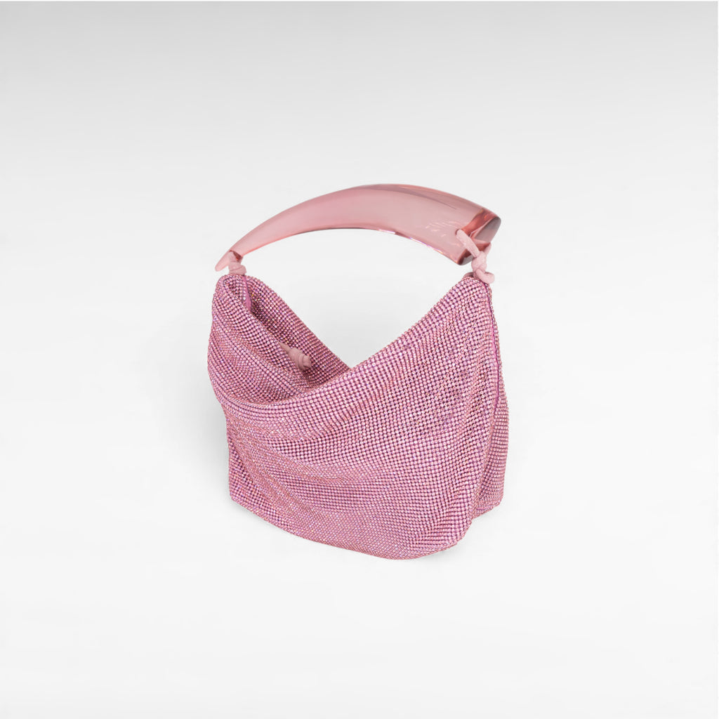 ✧ BLAKE MINI CRYSTAL MESH: Light Rose