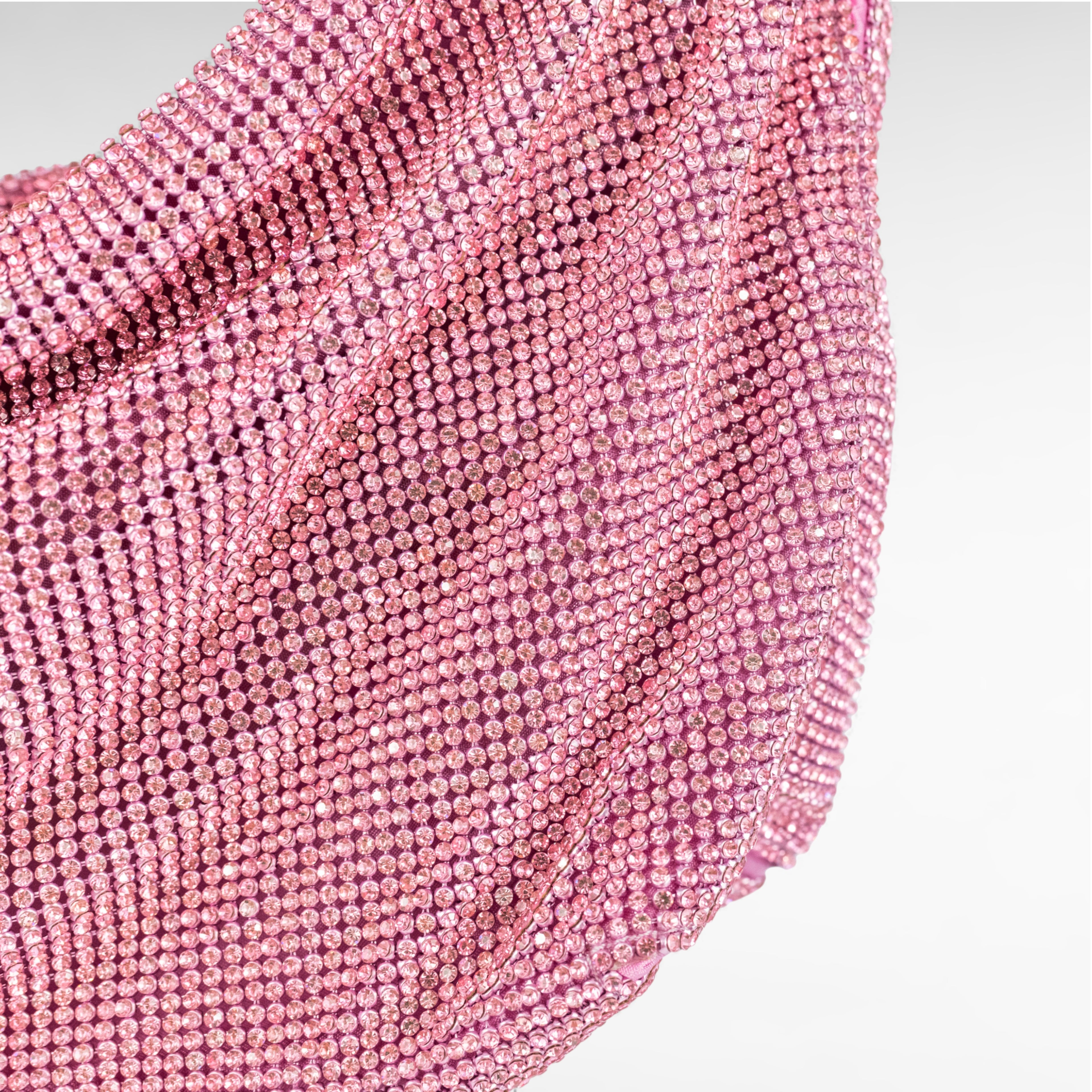 ✧ BLAKE MINI CRYSTAL MESH: Light Rose