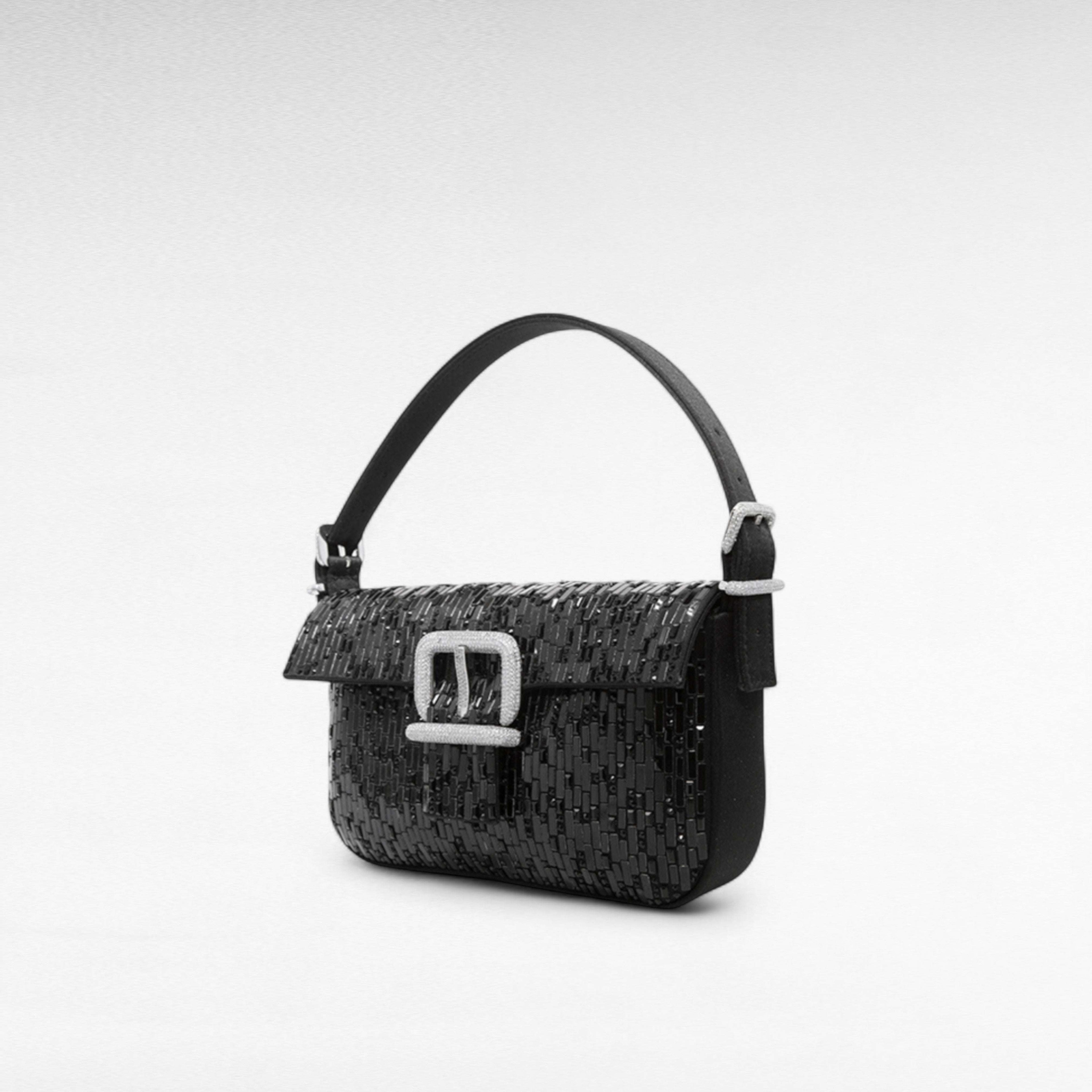 Small Black crystal handbag