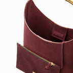 ☆ BLAKE LARGE SUEDE BURGUNDY