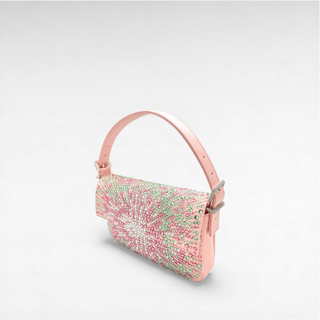 pink crystal mini bag